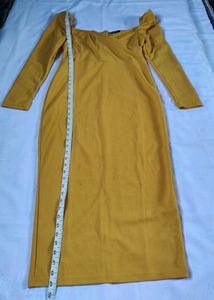 Mustard Bodycon Dress