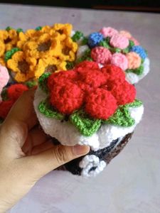 Crochet Rose Bouquet 💐(250 Each)