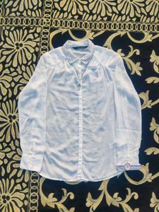 ZARA DIAMOND COLLAR SHIRT/TOP