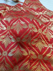 Sleeveless Red Blouse