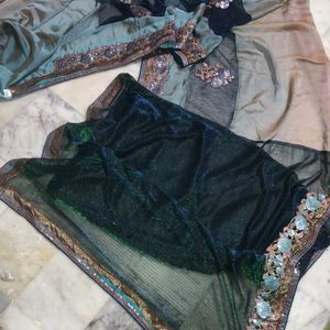 🦚 Mor Pich Colour Saree , Best For Unique Look