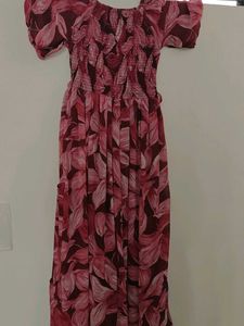 Floral Print Maxi Dress