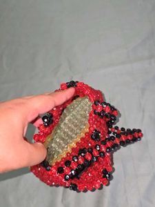 Watermelon Beaded Handbag