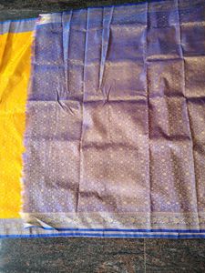 New Saree With Blouse Material 🌼