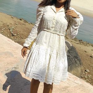 Flared Mini Cute Dress