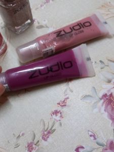 Nail Pain And Lip Gloss Combo