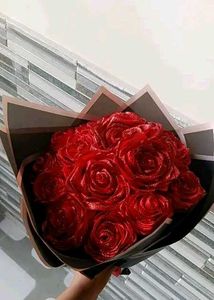 Red Rose Flower Bouquet