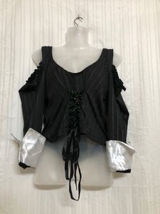 Rubies Black Cold Sleeve Top