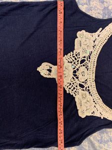 Lace Trim Tank Top