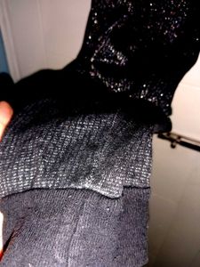 Sparkly Black Joggers