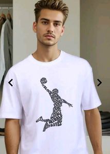 Men&#39;s White Graphic Tee