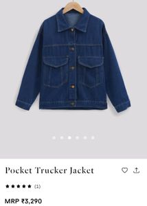 Denim pocket trucker jacket