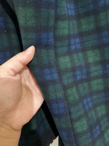 Uniqlo Plaid Fleece Hooded Jacket