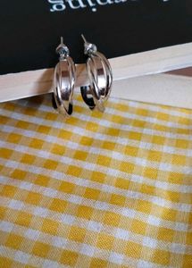 Silver Hoop Earrings