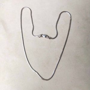 Slightly Used Pure Silver Traditional Snack Chain
