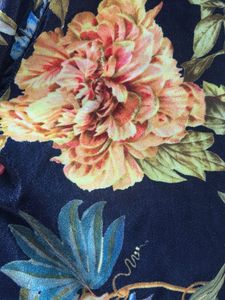 Floral Velvet Crop Top