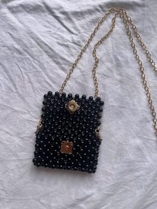 MINI BLACK SLING BAG