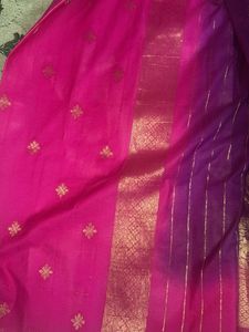Purple Banarasi Silk Saree