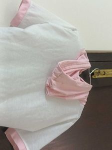 Pink Cat Printed Hoodie