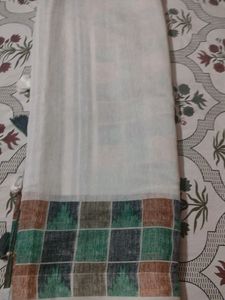 Linen Saree
