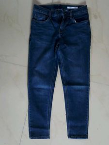 Dark Blue Denim Jeans