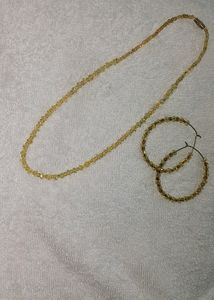 Crystal Bead Choker And Bali