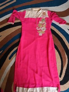 Pink Festival Wear Kurta