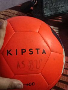 Orange and Blue Soccer Ball