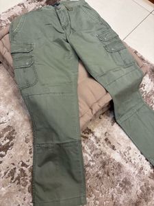 Olive Green Cargo Pants