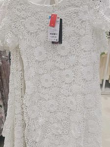 Red Lace Dress-Dubai Purchased