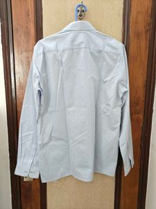 Grey Self Design Shirt