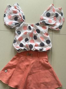 Skirt Top Set