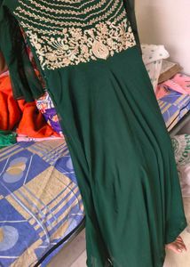 Elegant Green Ethnic Gown