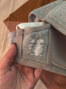 Grey Bra with Lace Detail