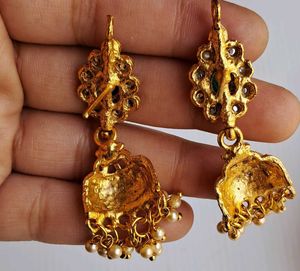 Gold Tone Indian Jewelry Set