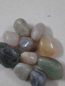 Set of 10 Agate - Multicolor Healing Stone