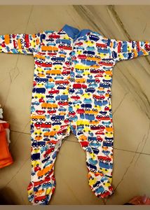 Cute Car Print Romper 💙