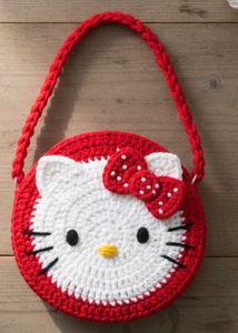 Hello Kitty Crochet Shoulder Bag