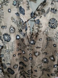 beautiful silk afghani suit set