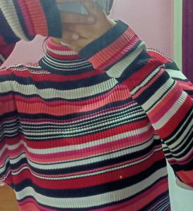 Multicolored Striped Sweater
