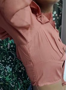 Ruffled Tie Neck Top