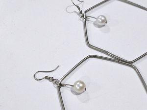 Light Weighted Geometric Shape Earrings