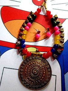 Buy1get 1 Free Jaipuri Necklace And Earring