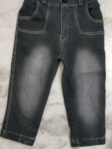 Red Waist Coat White Shirt Black Pant Set 3-4 Year