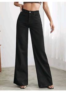 KOTTY Straight Fit Women Black Jeans32, Blac