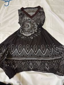 Boho Print Tunic Dress