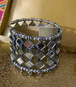 Silver Jewellery Set And Bangle Combo