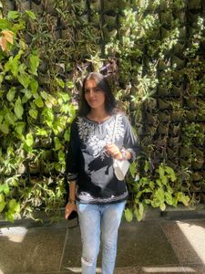Crop Tops And Kurta , Short Kurti