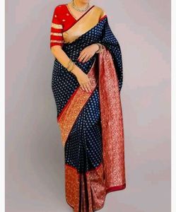 Ready To Wear Stitched Saree &amp; New Blouse Piece