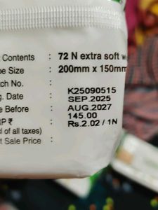 Babio Baby Wet Wipes (4 Pack)